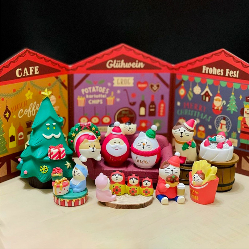 Bonsai Garden Japan - シーンデコレーションクリスマスシリーズ本棚装飾品コレクタブルホームデコレーションガーデン樹脂クラフトおもちゃ盆栽装飾品