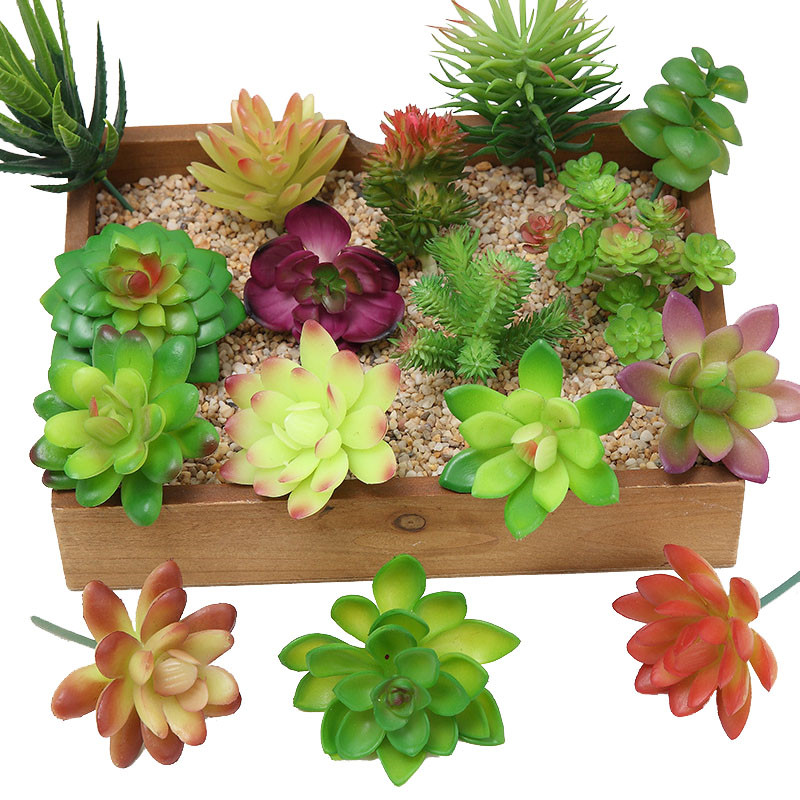 家の装飾のための人工多肉植物,庭の装飾のためのミニ盆栽,寝室 - Bonsai Garden Ideas のレビューと価格