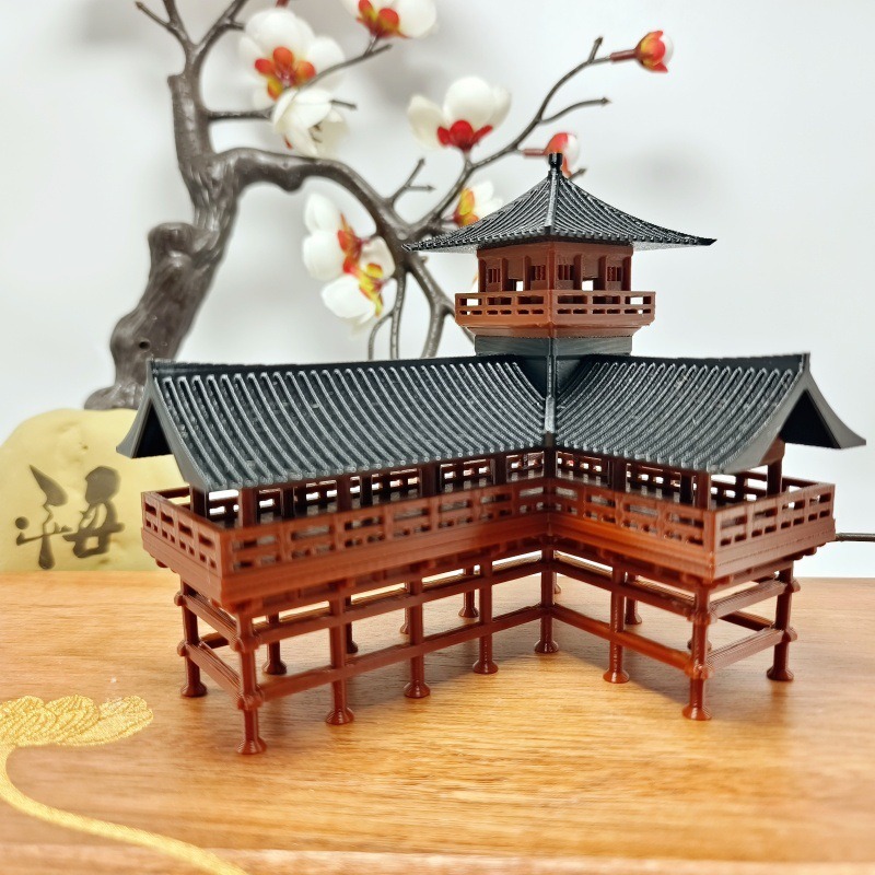 3Dプリント禅庭水族館盆栽中国麗城像古代建築模型日本館装飾 - Bonsai Garden Japan のレビューと価格