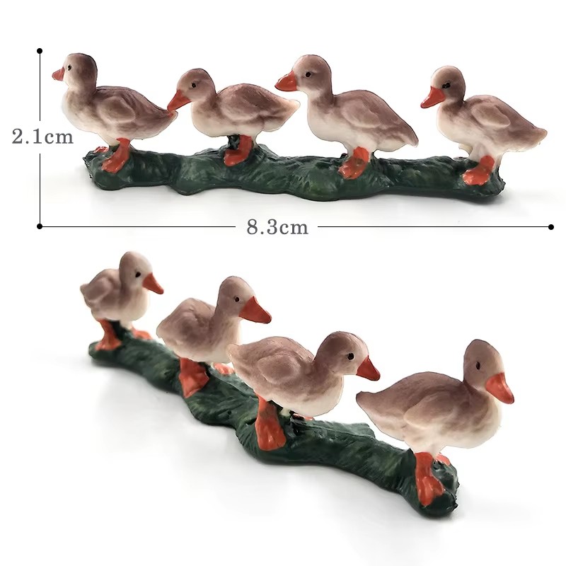 シミュレーション鶏アヒルガチョウ家畜モデル盆栽置物家の装飾ミ - Bonsai Garden Japan のレビューと価格