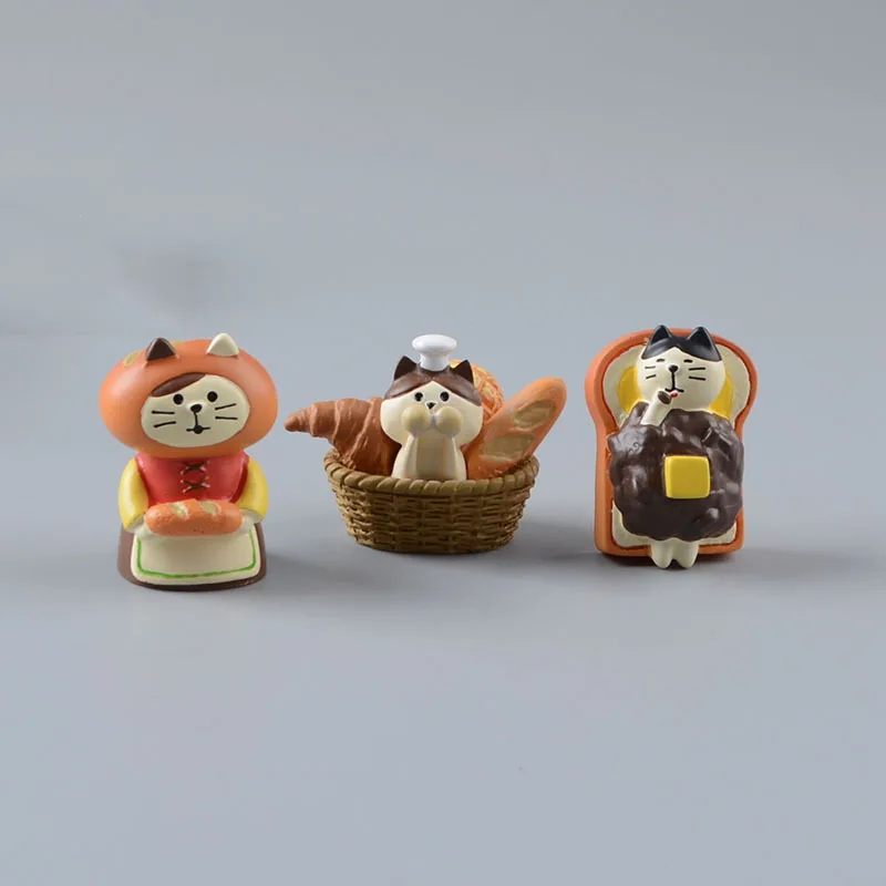 雑貨スタイル漫画猫パン焼きトーストキッチン装飾コレクタブル本 - Bonsai Garden Japan のレビューと価格