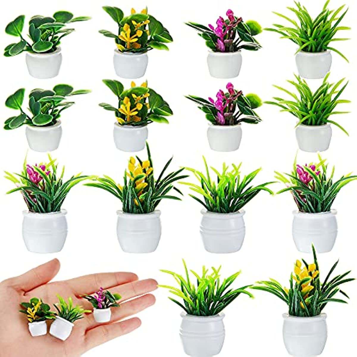 ドールハウス植物、ミニチュア盆栽、ミニ鉢植え、フラワーモデル - Bonsai Garden Ideas のレビューと価格