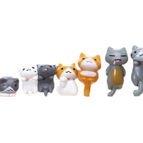 6 ピース/セット漫画ラッキー pvc 猫ホームガーデン盆栽 - Bonsai Garden Japan のレビューと価格